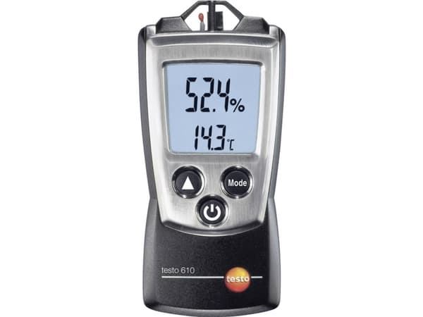 Testo 610, Digital, AAA, 1,5V, -10 - 50 °C, -40 - 70 °C, 46 mm
