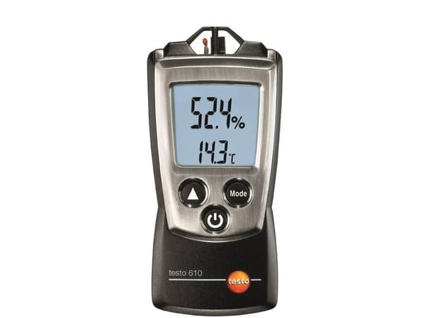 Testo 610, Digital, AAA, 1,5V, -10 - 50 °C, -40 - 70 °C, 46 mm