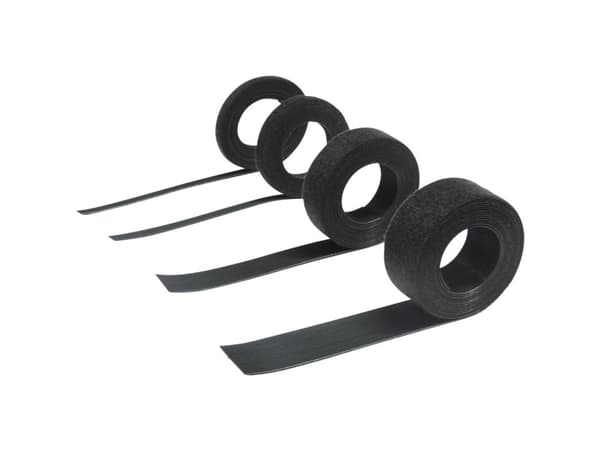 Hebotec 11-KE10001FRT Burrebånd til samling Burrebånd statisk loop del (L x B) 1000 mm x 10 mm Sort 1 m