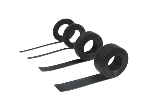 Hebotec 11-KE10001FRT Burrebånd til samling Burrebånd statisk loop del (L x B) 1000 mm x 10 mm Sort 1 m