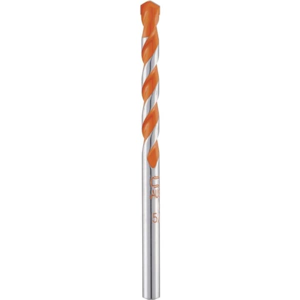 Alpen 35200500100 Hårdmetal Murstensbor 5 mm Samlet længde 85 mm Cylinderskaft 1 stk
