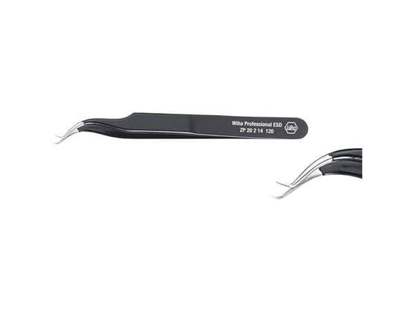 Wiha ZP 20 2 14, Sort, Rustfritt stål, 15 g, 120 mm