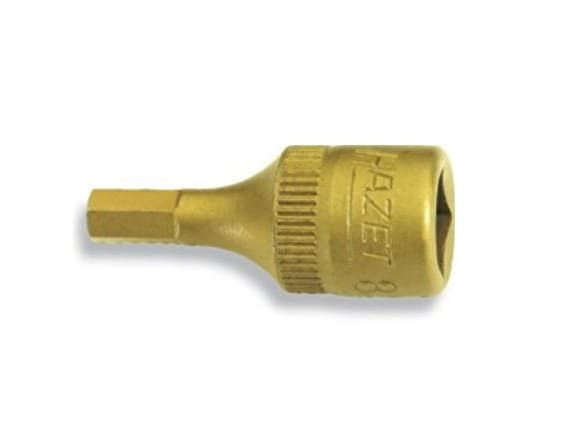 HAZET 8501-4, Sekskantet skaft, 25,4 / 4 mm (1 / 4"), Krom vanadium stål (Cr-V), 2,8 cm, 11 g