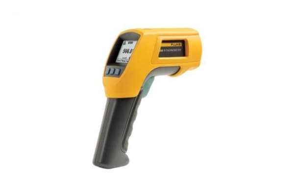 Fluke 566, F, °C, -40 - 650 °C, Sort, Gul, -40 - 1202 °F, 1 °C, 500 ms