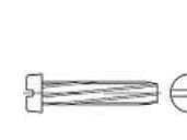 TOOLCRAFT 141711 Pladeskruer M4 10 mm Kærv DIN 7513 Stål Galvaniseret 1000 stk