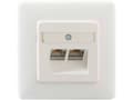 Miniatyrbild 3 av 5: Rutenbeck 136112070, RJ-45, -5 - 50 °C, vit, plast, IP21, 72 V