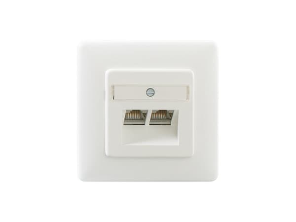 Rutenbeck 136112070, RJ-45, -5 - 50 °C, vit, plast, IP21, 72 V