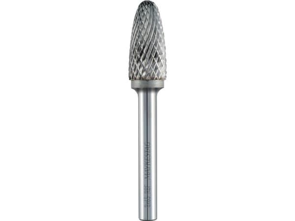 Alpen 788606106100 Fræsestift Hårdt metal Rundbue Længde 50 mm Mål, Ø 6 mm Skaftdiameter 6 mm