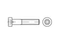 Miniatyrbilde 3 av 4: TOOLCRAFT 139380 Cylinderskruer M5 60 mm Indvendig sekskant DIN 6912 Stål Galvaniseret 200 stk