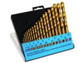 Miniatyrbild 3 av 4: C.K. T3291 HSS Metallspiralborrset med 19 delar TiN DIN 338 Cylinderskaft 1 sats