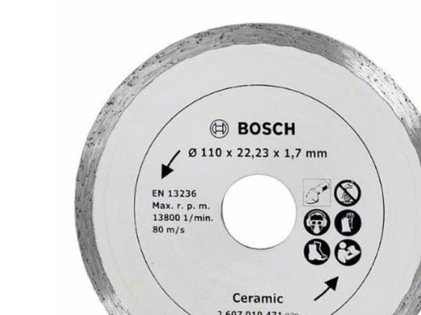 Bosch - Skärskiva i diamant - för keramik - 110 mm
