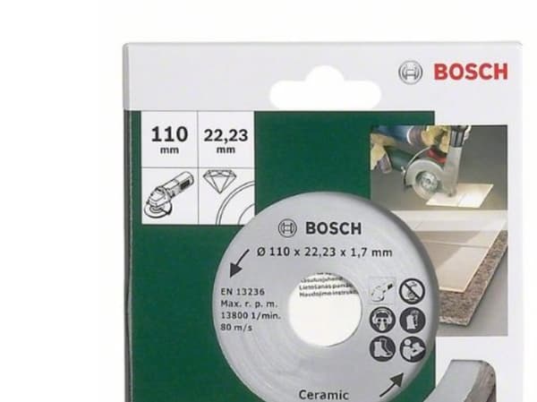 Bosch - Skärskiva i diamant - för keramik - 110 mm