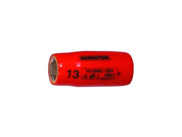 Bernstein-Werkzeugfabrik Steinrücke 16-447 VDE, Sokkel, 1/2", Metrisk, 1 huvud(er), 17 mm, Krom-vanadium-stål