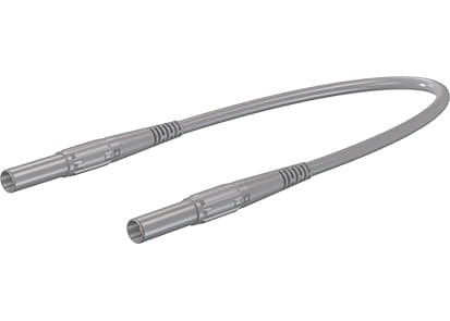 Stäubli XMS-419, Testkabel, Grå, 2.5 mm ², CAT IV, Nickel, Silikon