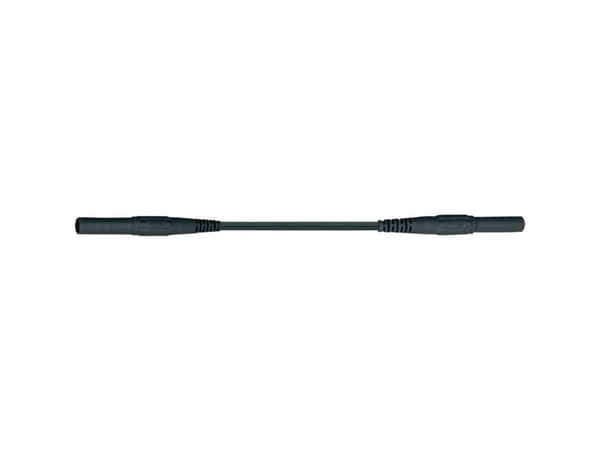 Stäubli XMS-419, Testkabel, Svart, 2.5 mm ², CAT IV, Nickel, Silikon