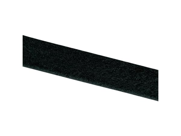 VELCRO® E00102033013025 Tarranauha liimausta varten Silmukka (L x S) 25000 mm x 20 mm Musta 25 m