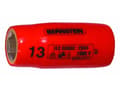 Miniatyrbilde 4 av 5: Bernstein-Werkzeugfabrik Steinrücke 16-488 VDE, Stikkontakt, 3/8", Metrisk, 1 hoder, 13 mm, Kromvanadiumstål