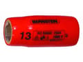 Miniatyrbilde 2 av 5: Bernstein-Werkzeugfabrik Steinrücke 16-488 VDE, Stikkontakt, 3/8", Metrisk, 1 hoder, 13 mm, Kromvanadiumstål