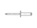 Miniatyrbilde 4 av 4: TOOLCRAFT 160020 Åben blindnitte (Ø x L) 3.2 mm x 8 mm Aluminium Stål 500 stk