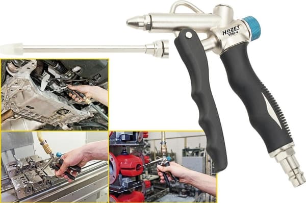 HAZET Ausblaspistole 9040-4, Spray pistol, Alle merker, Hankjønn, 1/4", 10 stang, 1 stykker