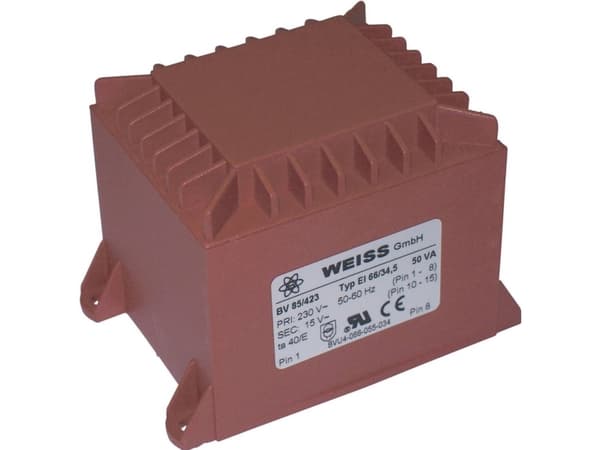 Weiss Elektrotechnik 85/425 Tulostusmuuntaja 1 x 230 V 1 x 24 V/AC 50 VA 2,08 A