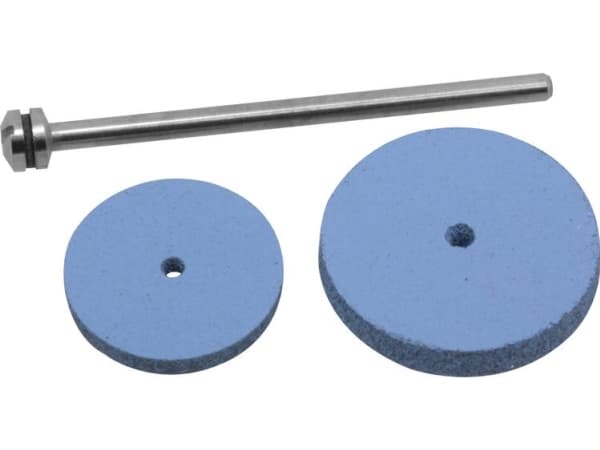 Donau Elektronik 1606 2 silikonpolerskivor Ø 17 + 22 mm med stift 1 st