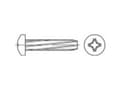 Miniatyrbild 3 av 4: TOOLCRAFT 141752 Platt huvud M4 12 mm Spade spets Philips DIN 7516 Stål Galvaniserat 2000 st