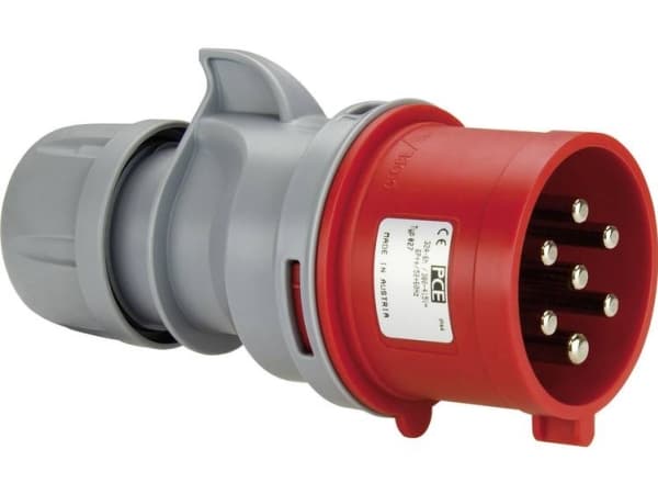 PCE Shark 017-6v CEE-kontakt 16 A 7-stift 400 V 1 st