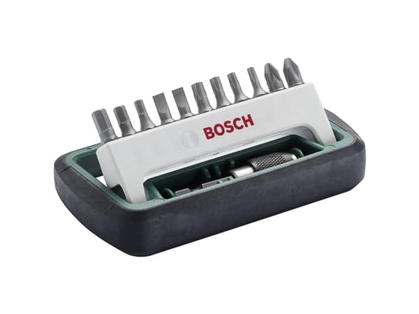 Bosch Accessories 2608255995 Bitsæt 12 dele Kærv, Krydskærv Phillips, Krydskærv Pozidriv, Unbrako, Indvendig sekskant (TX)