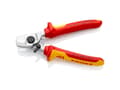 Pikkukuva 4 / 5: Knipex 95 26 165, Kaapelileikkuri, Punainen, Keltainen, Terästä, Kromi, Punainen, Keltainen, 1,5 cm, Saksa
