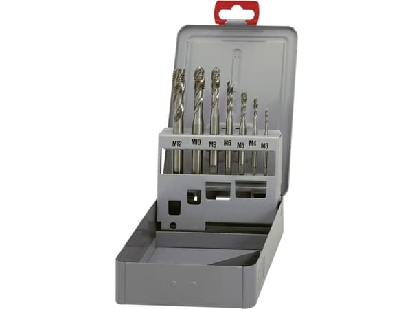 7pcs HSSG-Machine tap drill set 2380 DIN 371 Eventus 10366 Thread type M3 - M12