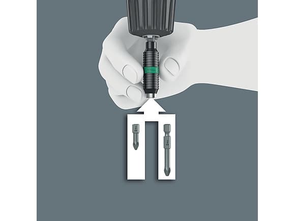 Wera 05073420001, Ruostumaton teräs, Kuusikulmainen varsi, 25,4 / 4 mm (1 / 4"), Kuusikulmainen varsi, Tšekin tasavalta, 75 mm