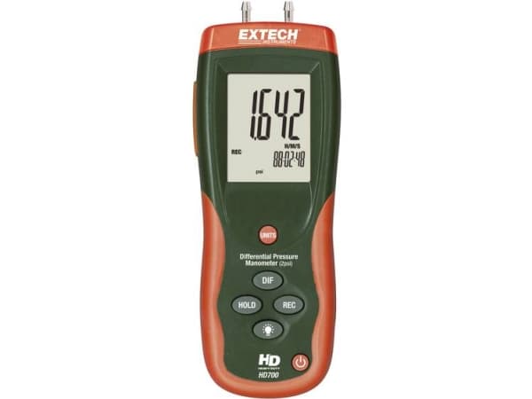 Extech HD700 Trykmålingsudstyr Lufttryk 0 - 0.1378 bar - 0.1378 bar