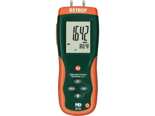 Extech HD700 Trykmålingsudstyr Lufttryk 0 - 0.1378 bar - 0.1378 bar