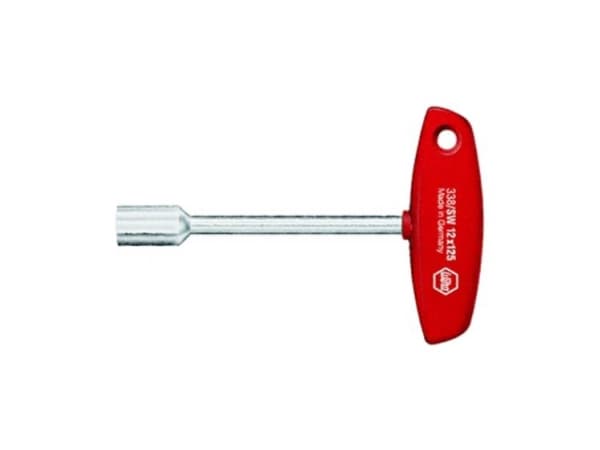 Wiha 338 SW 10,0x125 Topnøgle-skruetrækker Værksted Størrelse 10 mm Klinge-længde: 125 mm