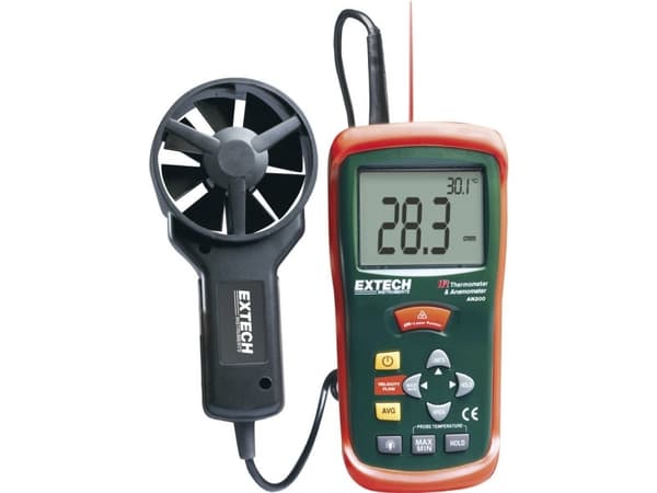Extech AN200 Anemometer 0.4 til 30 m/s