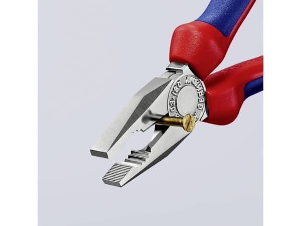 Knipex 03 05 180, Kaapelipihdit, 1,6 cm, Terästä, Muovi, Sininen, Punainen, 18 cm