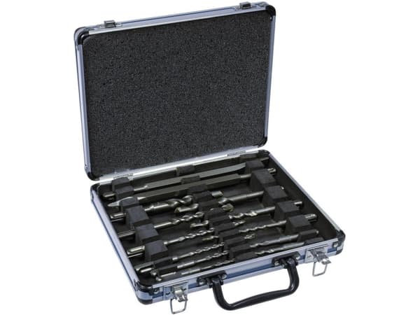 Makita - Drillbit- og meiselsett - 13 deler - SDS-plus - lengde: 160 mm, 110 mm, 250 mm, 230 mm