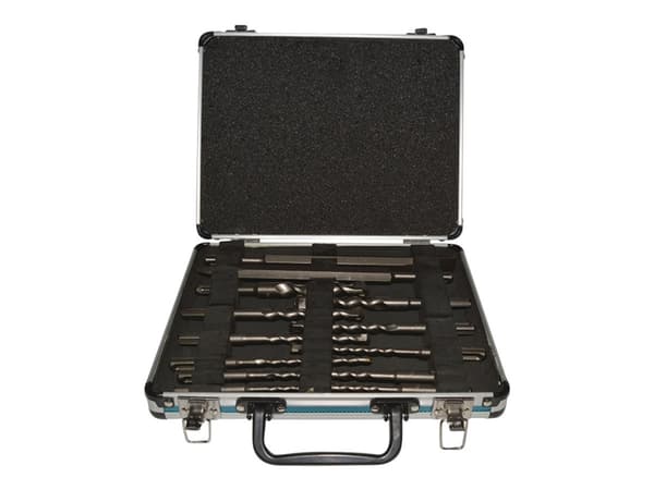 Makita - Drillbit- og meiselsett - 13 deler - SDS-plus - lengde: 160 mm, 110 mm, 250 mm, 230 mm
