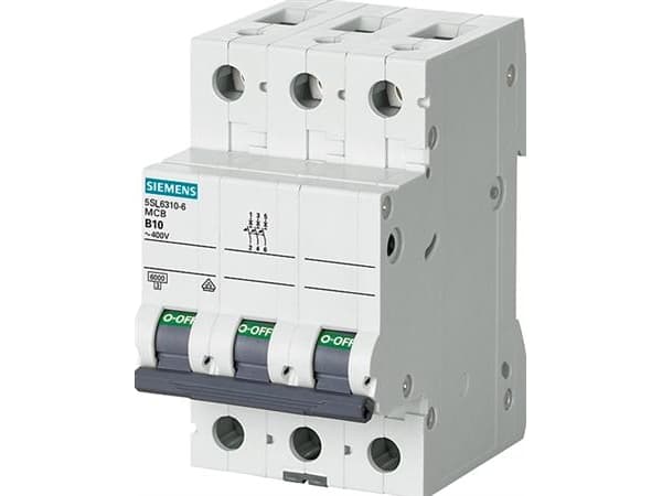 Siemens 5SL6316-7 Siemens Indus.Sector Strömbrytare 3-polig 16 A 400 V