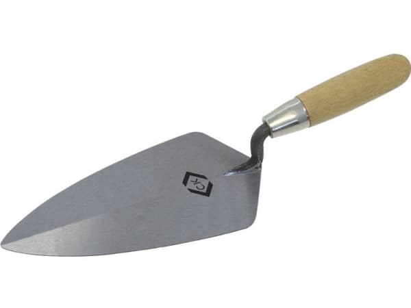 C.K Brick Trowel Broad Heel Carbon Steel Wood Grip 250mm C.K. T527010