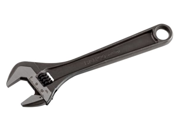 Bahco Skiftnyckel, svartoxiderad, 155 mm, Ställbar skiftnyckel