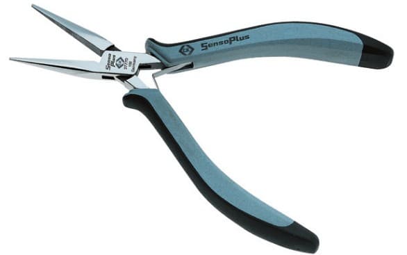C.K Tools T3777D 150, Nåltänger, Stål, Svart, Blå, 15 cm