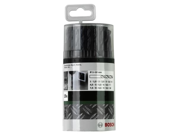 Bosch METALLBORST HSS-R 1-10MM 19 stycken