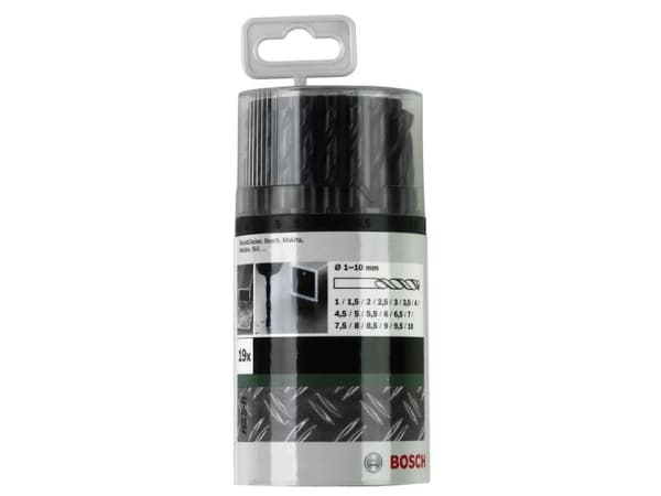 Bosch METALLBORST HSS-R 1-10MM 19 stycken