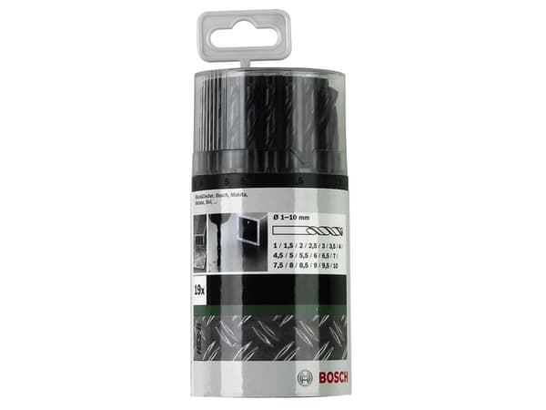 Bosch METALLBORST HSS-R 1-10MM 19 stycken