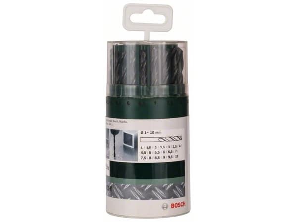 Bosch METALLBORST HSS-R 1-10MM 19 stycken