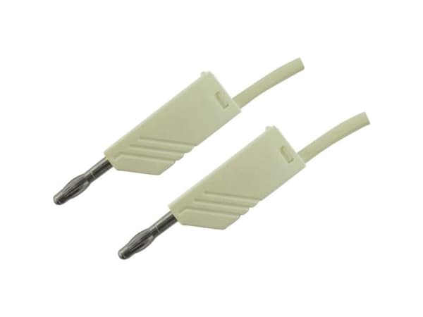 SKS Hirschmann MLN 50/2,5 WS Prøveledning Lamelstik 4 mm Lamelstik 4 mm 0.50 m Hvid 1 stk