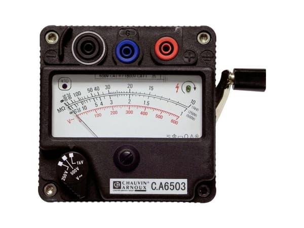 Chauvin Arnoux C.A 6503 Isolationsmåler 250 V, 500 V, 1000 V 5000 MOhm