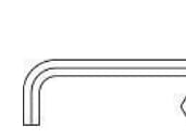 TOOLCRAFT Unbrako Vinkelskruetrækker 12 mm